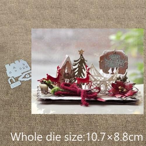 New Design Craft Metal die cuts Cutting Die house decoration scrapbooking Album Paper Card Craft Embossing die cuts