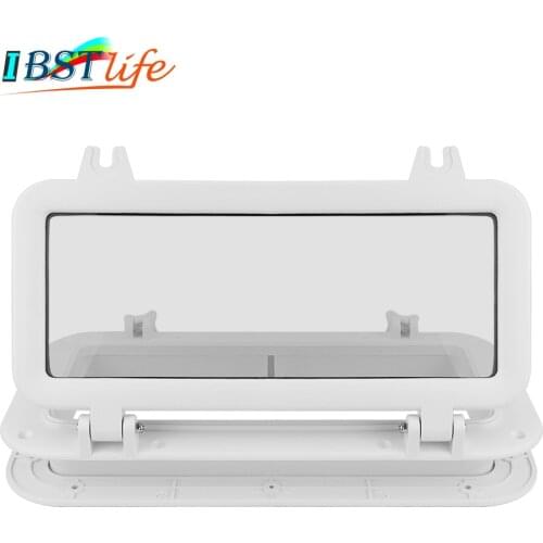 Marine Boat Yacht RV Porthole ABS Plastic Rectangular Hatches Port Lights Replacement Waterproof Windows Port Hole Portligt