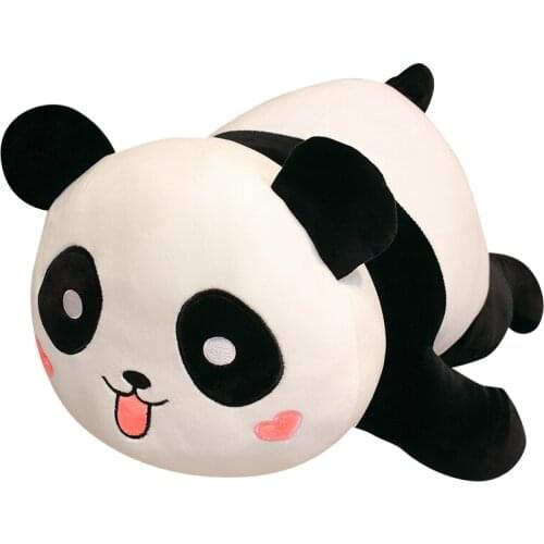 Hot Huggable Cute Big Panda Plush Toy Soft Stuffed Cartoon Animals Bear Doll Birthday Christmas Gift Sofa Pillow Cushion