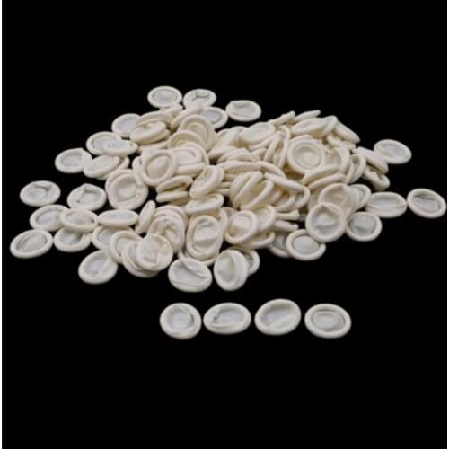 Durable Finger Cots Latex Anti-Static Finger Cots Practical Design Disposable Makeup Eyebrow Extension Gloves Tools