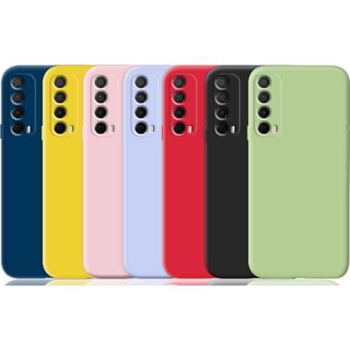 Shockproof TPU Phone Case For Huawei P Smart 2021 Case Camera Protector For Huawei P smart 2021 2020 2019 Soft Back Cover Cases