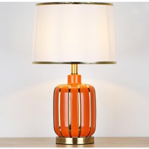 ORY Modern Table Desk Lamp LED Bedside Light Ceramic Home Decoration Foyer Office Bedroom Study Dining Room