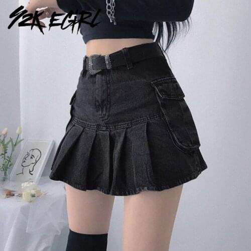 Женские юбки джинсовые Y2K EGIRL China At AliExpress