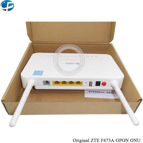 ZTE F673A V2 GPON ONU ONT English Firmware 4GE+1Tel+USB+Wifi Same Function As ZXHN F663N F660 F623 GPON ONU ONT