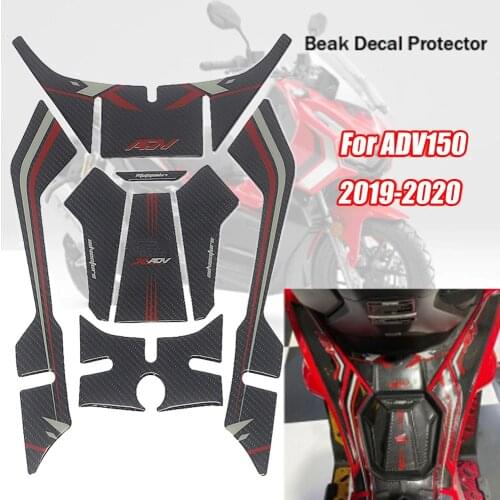 Motorcycle 3D Gel fuel tank pad sticker engine protection For Honda ADV 150 adv150 Prevent scratc decorative sticker decals kit