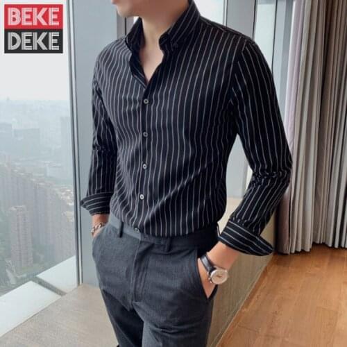 Мужские классические рубашки BEKEDEKE China At AliExpress