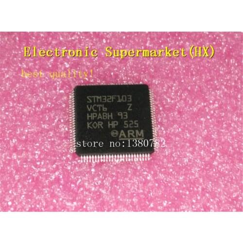 Free Shipping 50pcs/lots STM32F103VCT6 STM32F103 QFP-100 New original IC In stock