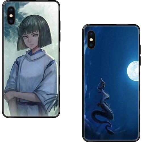 Stunning Black Soft TPU Cell Phone Cases Haku Spirited Away Studio Ghibli For Redmi 3S 4X 4A 5 5A 6 6A 7 7A 8 8A 8T 9 9A K20