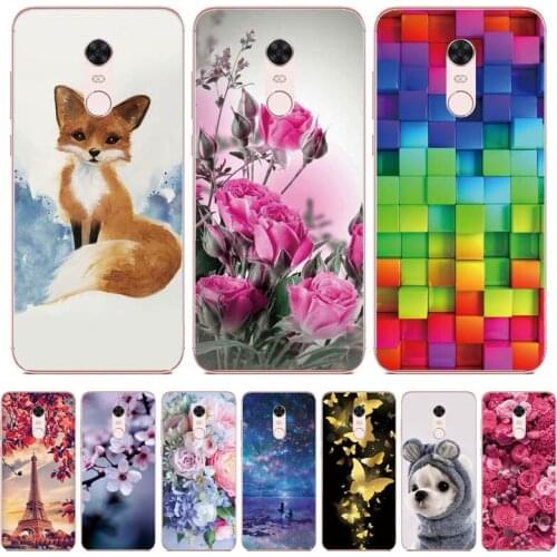 For Xiaomi Redmi 5 5Plus Case Silicone Back Cover For Xiomi Redmi 5 Plus Case Pattern For Xiaomi Redmi 5 Plus Redmi5 Phone Cases
