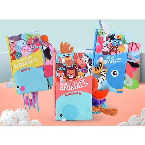 Baby Book Soft Cloth Book Toys 0 12 Months Toddler Newborn Learning Develop Cognize Reading Puzzle Infant Quiet Book For Kids
