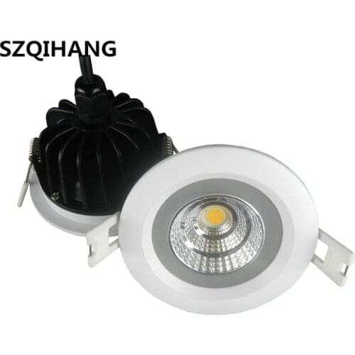 IP65 Waterproof 20W 15W 12W 10W Recessed COB Led Down light COB Ceiling Spot Light AC85-265V