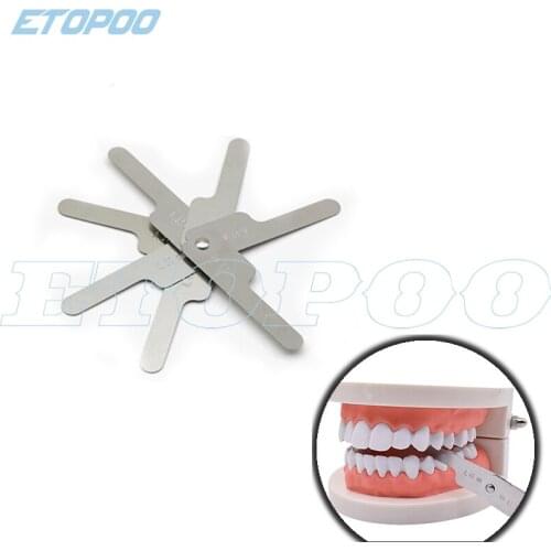 Measuring Ruler Interproximal Reduction Gauge Measure Reciprocating IPR Orthodontic Treatment Tools Dental Tooth Gap
