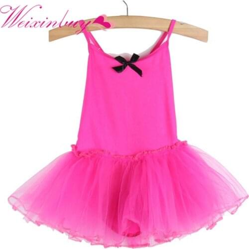 Summer Girls Ballet F1 Kids Dance Years Tutu Dress Dresses 2-7 Leotard For Sleeveless