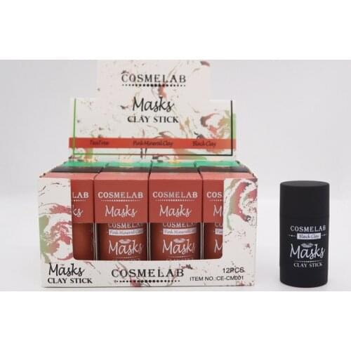 COSMELAB Face Mask Green Tea/rose /Charcoal Mask Purifying Clay Stick Mask Skin Oil Control Anti-Acne Solid Face Film Skin Care