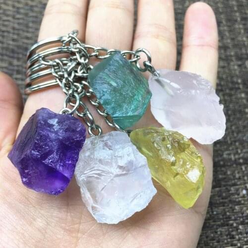 Natural Crystal Stone Rose clear amethyst rough quartz Crystals Stone for gift