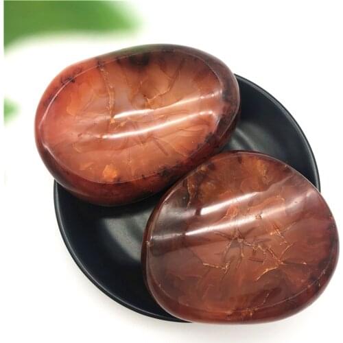 Natural Carnelian Crystal Bowl Red Agate Crystal Ashtray Specimen Reiki Healing Gifts Natural Stones and Minerals