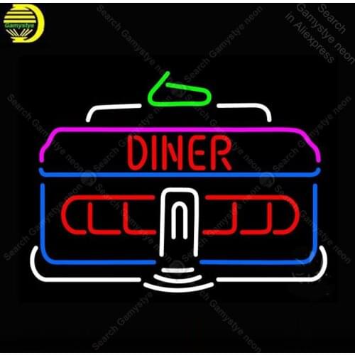 Neon Sign for Diner Car Outdoor Neon Bulb Sign Display Beer Bar Light up wall sign Accesaries decor Room Custom nein sign Lamp