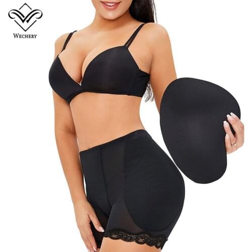 Butt Lifter Padded Panties Low Waist Body Shapers Shapewear Women Party Underwear Largen Thigh Enhancer Black Large Size S-6XL