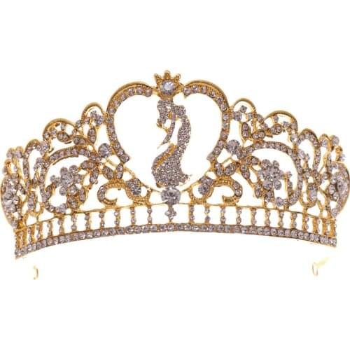 Simple Diamond Wedding Crown Elegant Ballet Princess Rhinestone Headpiece Charming Jewelry Gifts for Women jlrr