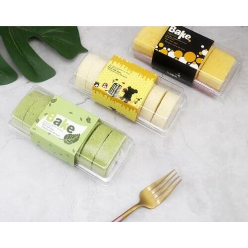 Clear Plastic Cake Container Bakery Gift Box Transparent Blister Cake Packaging Box Cupcake Sushi Container SN370