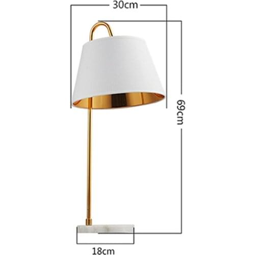 SGROW Creative Romantic Table Lamp With E27 Bulb Fabric Lampshade Desk Lights for Bedroom Living Room Study Lighting Fixtures