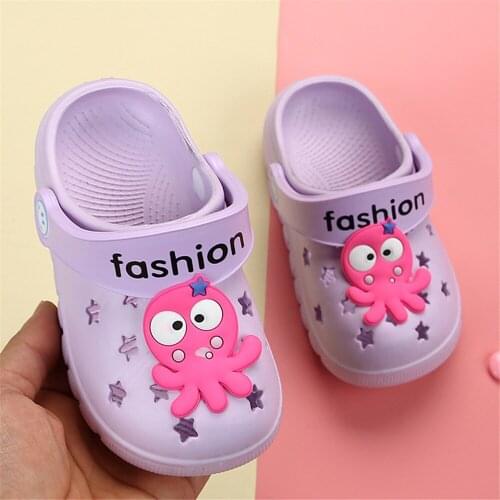Octopus Slippers For Girls Cartoon Shoes 2020 Summer Flip Flops Baby Indoor Beach Swimming Children Slipper Sandals Freeshipping