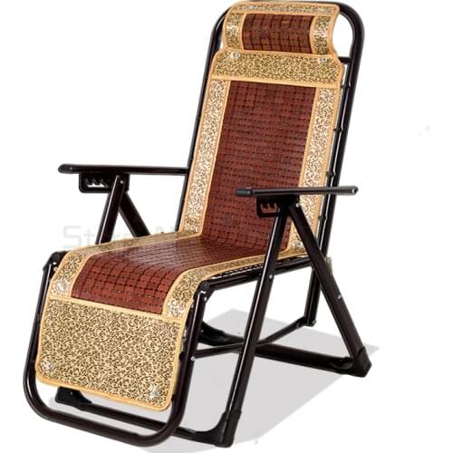 Lying chair Folding winter and summer dual-purpose backrest single old lazy breathable office portable chair