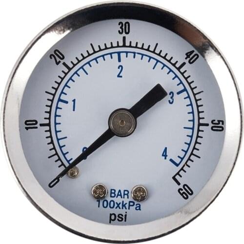 Ts-Z51 0-60Psi Pressure Gauge 40Mm 1/8 Inch Npt Mini Pressure Gauge Air Compressor Hydraulic Vacuum Gauge Manometer