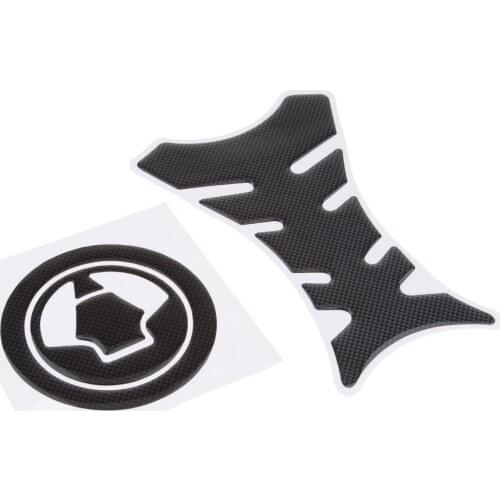 Carbon Fiber Motorcycle Gas Tank Pad Protector Stickers For Yamaha