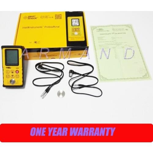 Ultrasonic Thickness Gauge 1.2-300mm Smart Sensor AR860 digital thickness tester