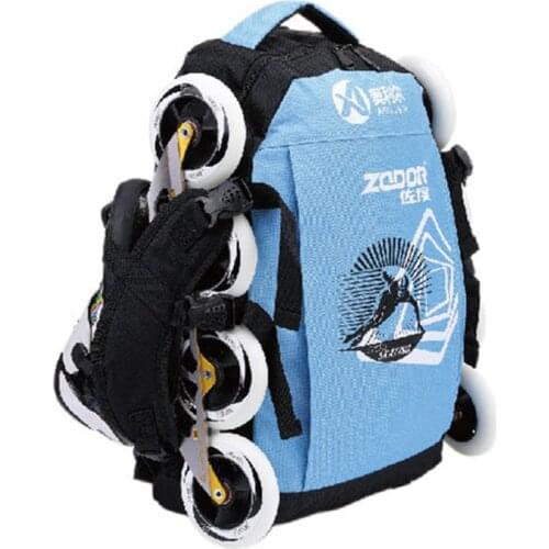 Waterproof oxford cloth backpacks roller skates shoes bags for inline speed skates slalom skates adult and children general G008
