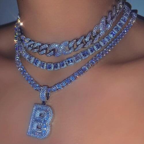 Hip hop women chain infinity charm choker necklace for hip hop iced out new short necklace wholesale chain necklace jewelry