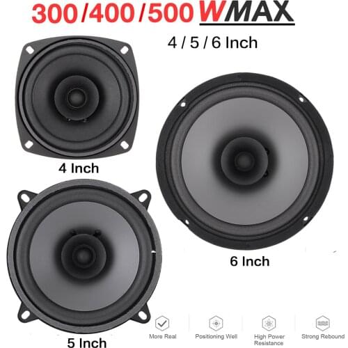 1pcs 6 Inch 500W Car HiFi Coaxial Speaker Vehicle Door Auto Audio Music Stereo Full Range Frequency Speakers