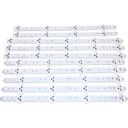 10pcs LED backlight Strip SVS400A73 SVS400A79_4LED 5LED ABCD Type for Samsung 40D1333B 40L1333B 40PFL3208T 40PFL3108T LTA400HM23