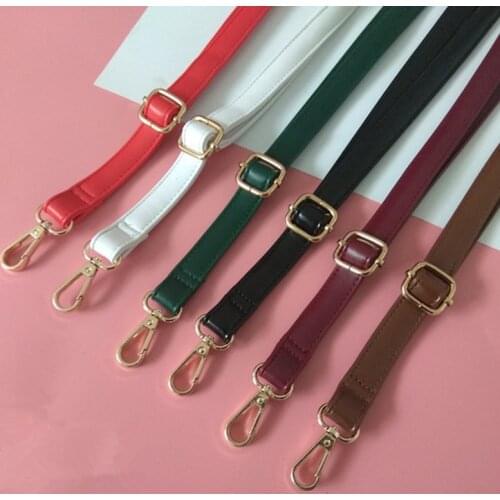 130cm Reduce Weight Handbag Shoulder Strap Adjustable PU Leather Handle Replacement 120cm Metal Purse Chain Strap Handle