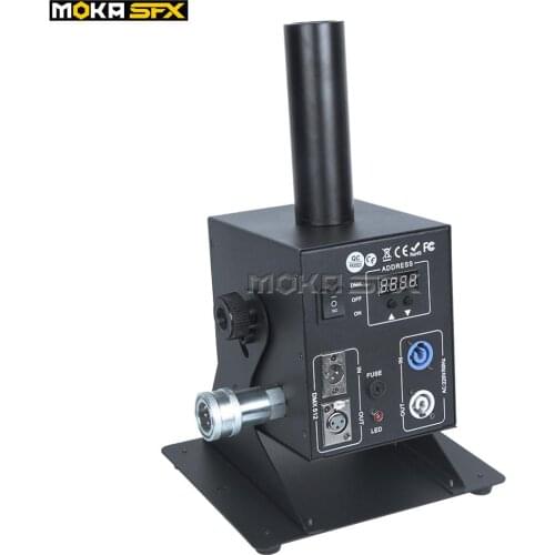 6 Pcs/lot On sale new design multi Angle 90 degree CO2 Jet Machine Kryo lamp DMX control 2 ch CO2 Jet Cannon fx with 6m hose