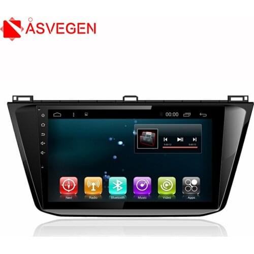 Asvegen 10.2'' Android 7.1 Quad Core HD Touch Screen Audio Multimedia Stereo Player GPS Navigation For Volkswagen Tiguan L 2017