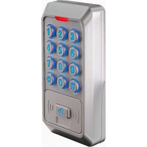 Free shipping,125K Metal Keypad reader ,waterproof and anti-hit, wiegand 26/34 output, suit for outdoor sn:KR01,min:1pcs