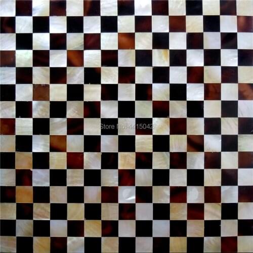 Seamless yellow and pen shell mother of pearl mosaic tile for home decoration backsplash and bathroom wall tile 5square feet/lot