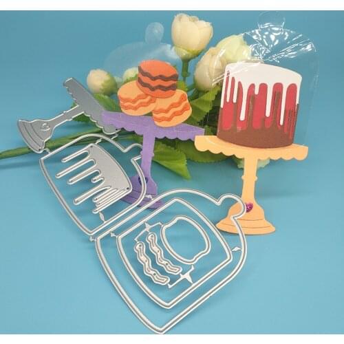 Covered cake tray and bread metal cutter molds, scrapbooks, photo albums, greeting cards, DIY decorations, handmade art