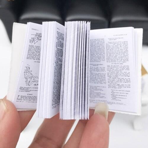 1PCS 1/6 Scale Miniature Dollhouse Mini Bible Book for BJD, Pullip, Blyth Doll House Furniture Decor Accessories Toy