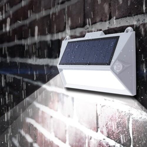 PIR Motion Sensor Wall Light Waterproof Outdoor Lighting Solar Lamp Garden Corridor Stairs Wall-mounted Light