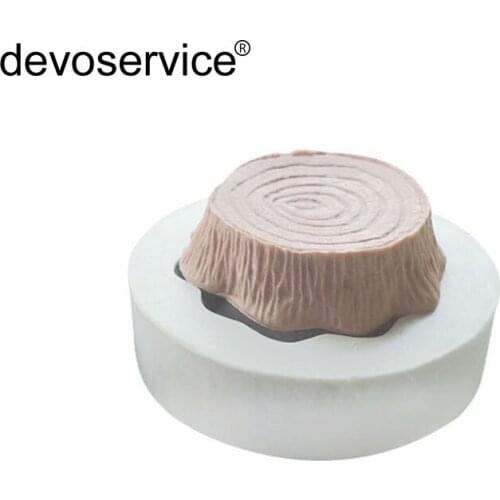 2020 New Stump 3D Silicone Molds Cake Fondant Decorating Tools Cake Mold Cupcake Candy Clay Chocolate Baking Mold Kitchen Tools