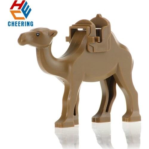 Single sale Building Blocks Cute Animal Camel With Saddle Camel Action Figures Education Bricks Toys For Children PG1130 PG1049