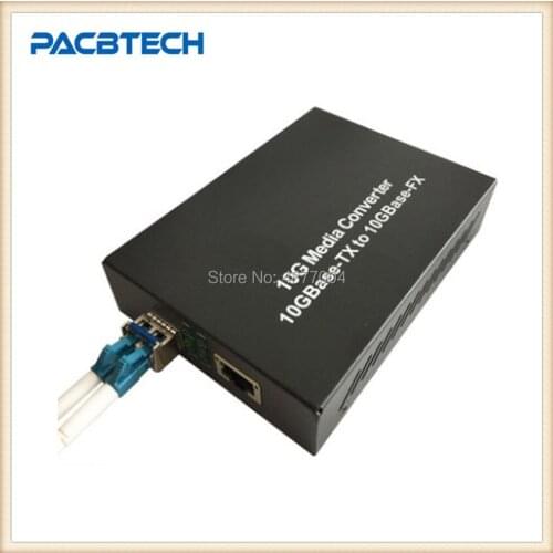 10G Ethernet Fiber Media Converter +1RJ45 With SFP Module Inside