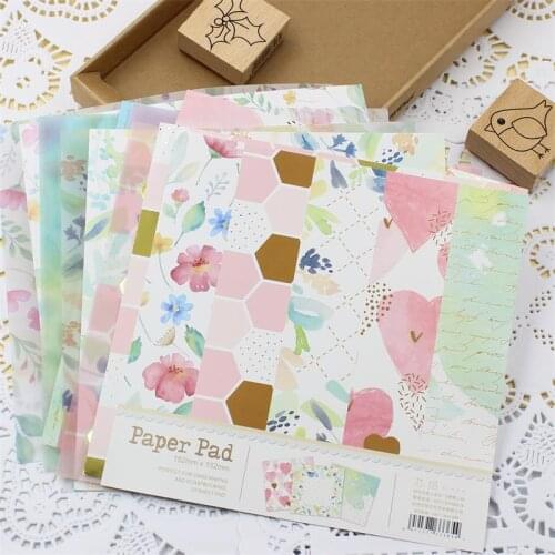 Lovely Series Material Paper Set for Scrapbooking DIY Projects/Photo Album/Card Making Crafts