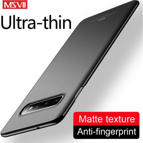 S10 Plus Case Msvii Matte Coque For Samsung Galaxy S10 Plus S9 Case S10 E Lite PC Cover For Samsung S10 S9 S8 Plus S10E Cases