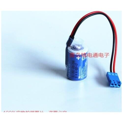 2PCS German sunshine SL-350 lithium battery 3.6V 1000mAh 1/2AA with plug