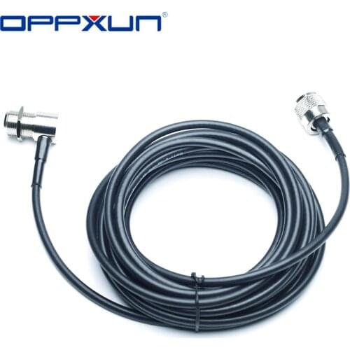 2021 PL259 Antenna Connector Coaxial Extend Cord Cable SO239 5M 16ft for Car Radio Walkie Talkie MP320 MP9000 KT-8900 KT-8900R