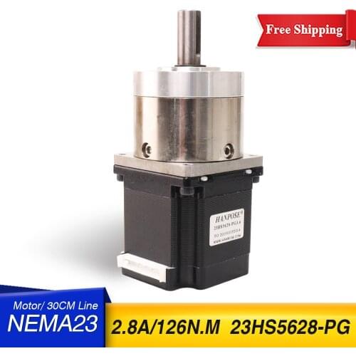 23HS5628 NEAM23 geared motor 57X56MM extruder gear stepper motor speed ratio 1.8A planetary gear box dedicated to 3D printers